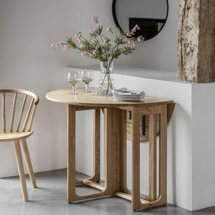 DENMARK FOLDING ROUND TABLE – The Salcombe Trading Company