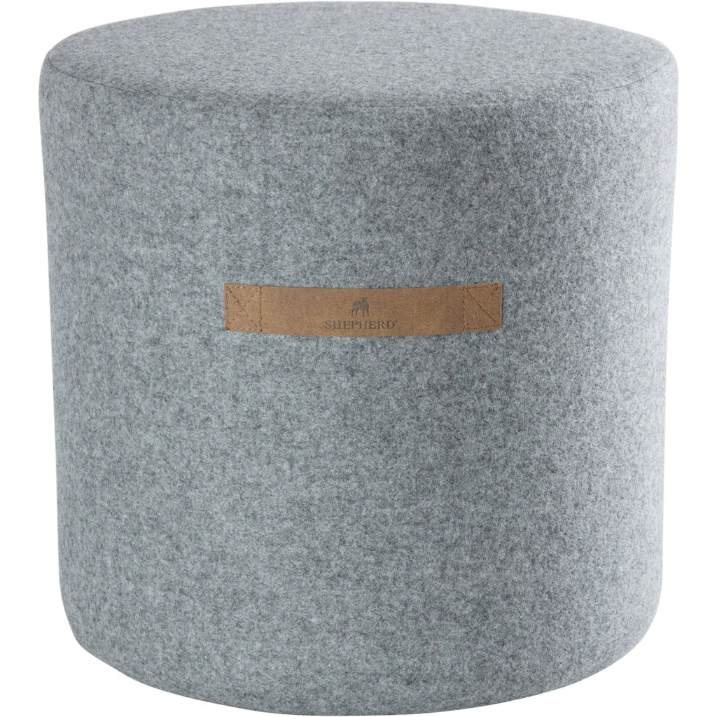 Wool pouffe outlet