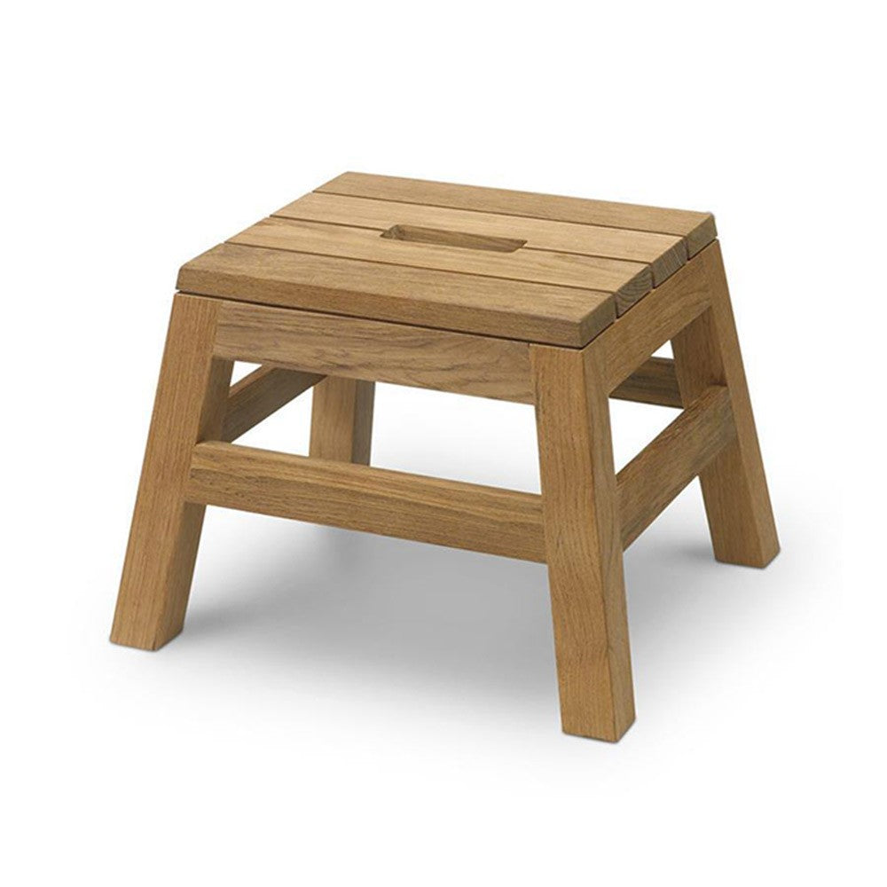 Denmark 3leg stool teak ① FRITZ HANSEN | SKAGERAK | DANIA STOOL | TEAK – The Salcombe
