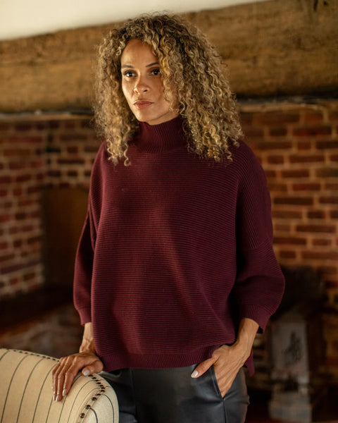 Vicki Jumper by Chalk - Merlot