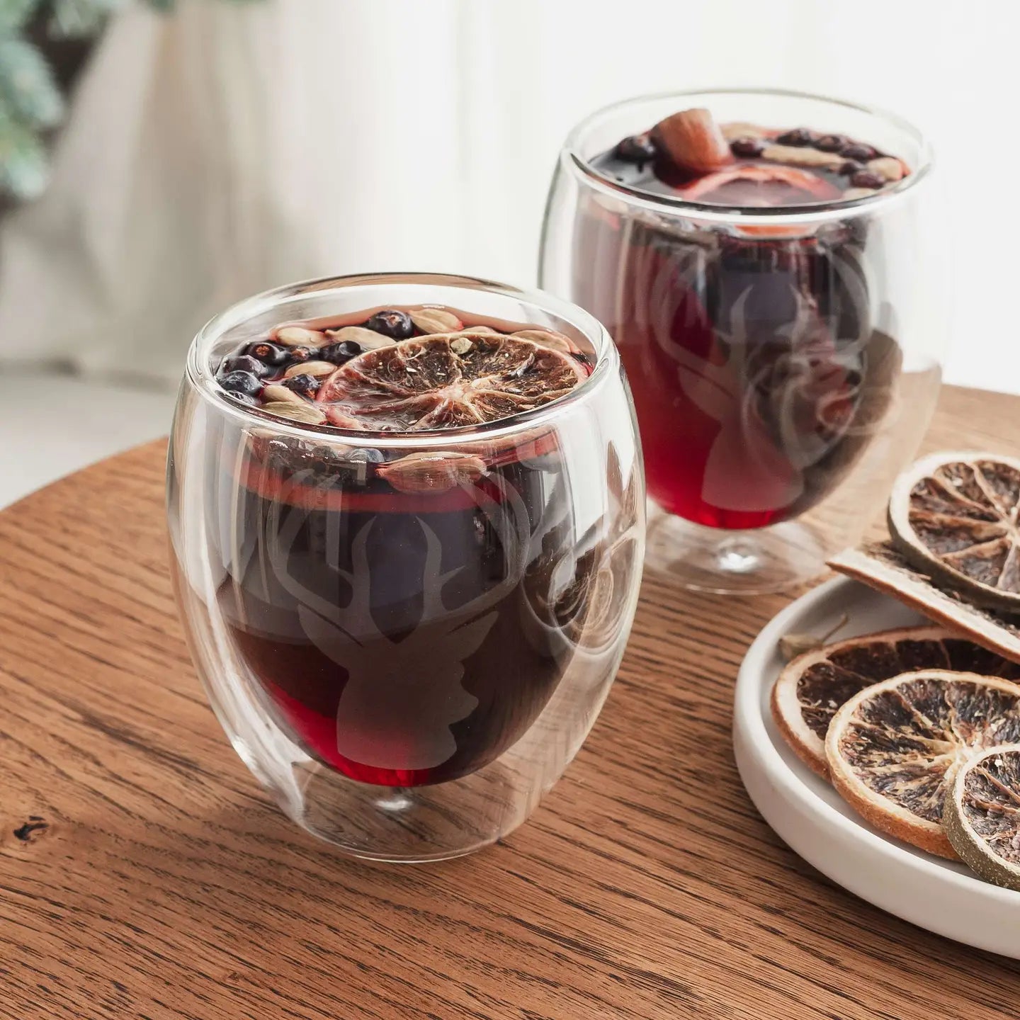 Glögg - Mulled Wine Glass - Pair