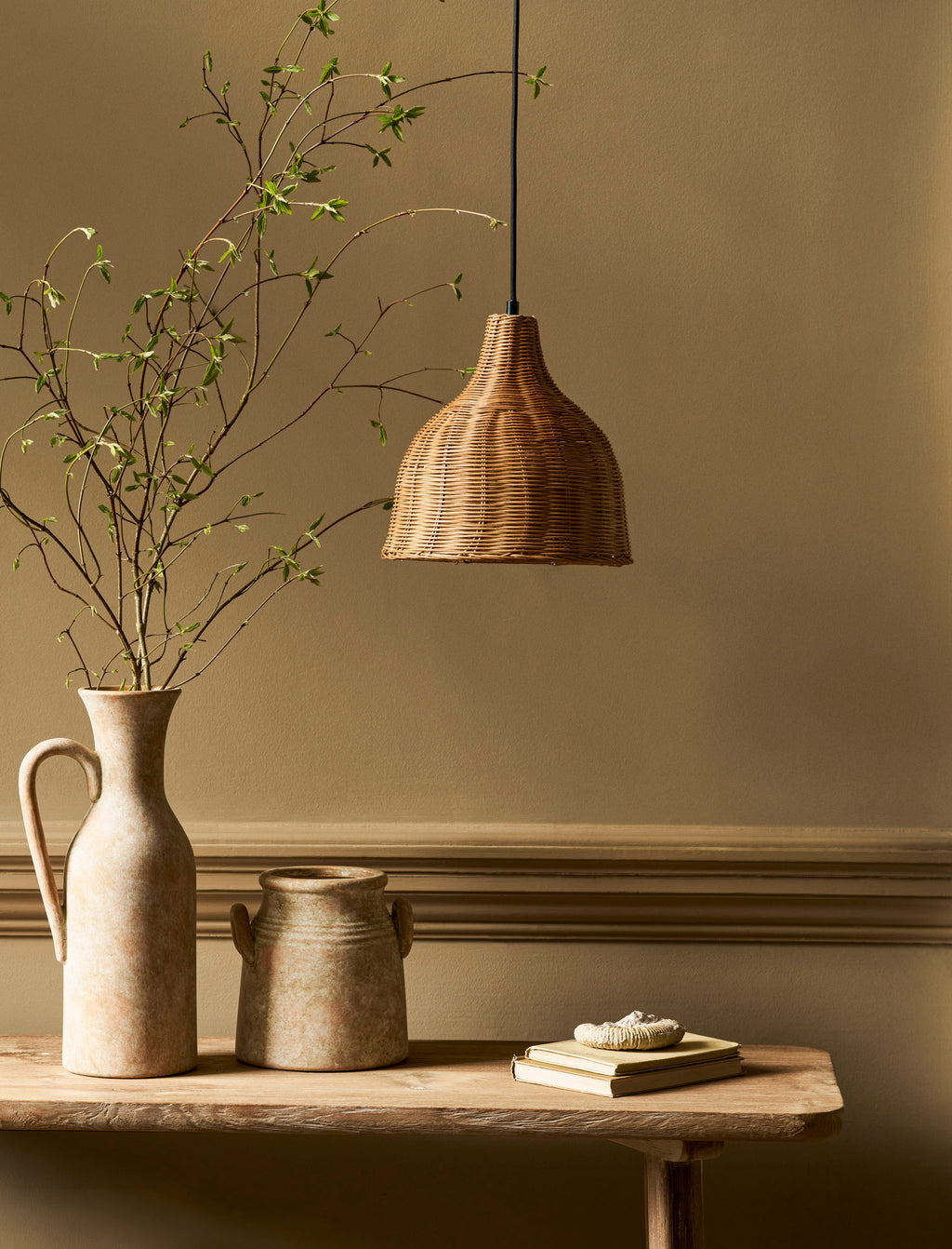 Moreton - Rattan Pendant Light - Small