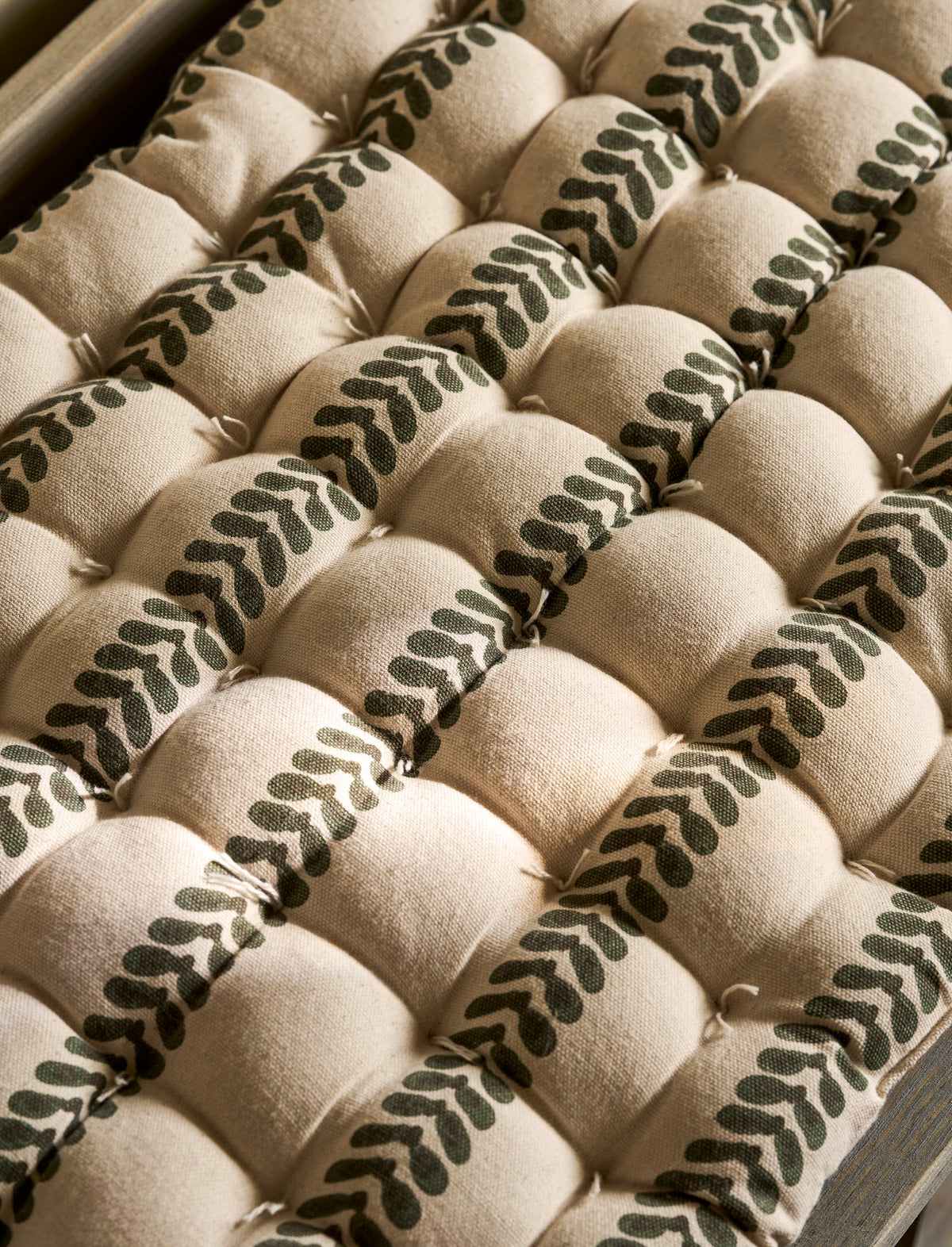 Olive Leaf - Bench Pad Cushion