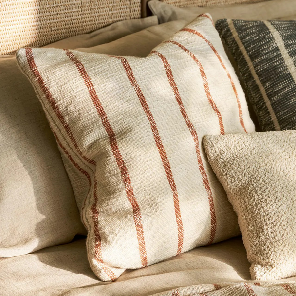 ST MAWES | CUSHION | TERRACOTTA STRIPE