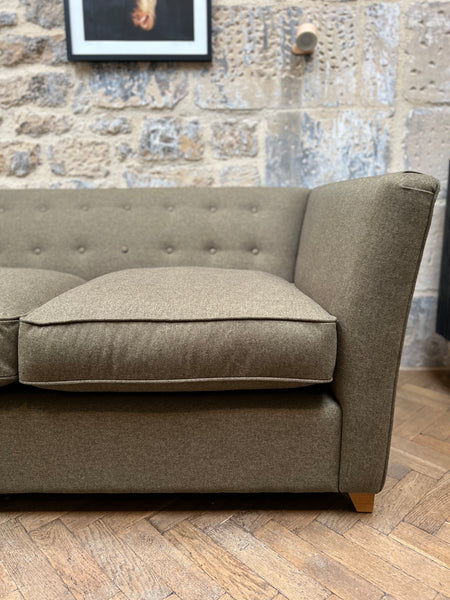 BESPOKE WOOL 3 SEATER SOFA | MOSS GREEN