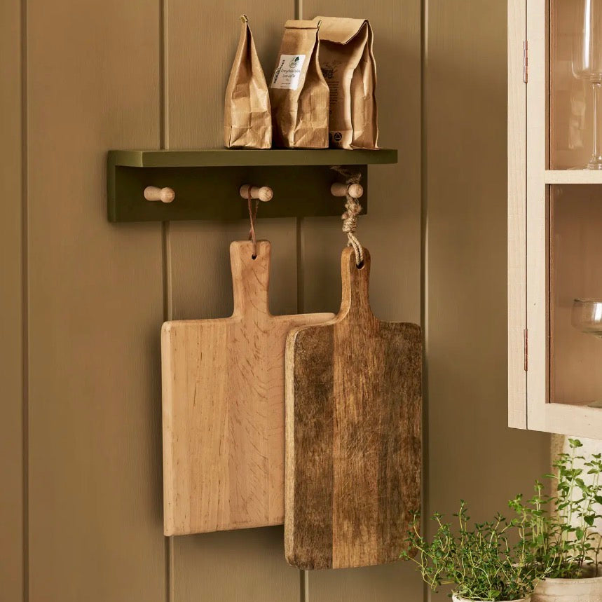 Olive - 3 Peg Shelf