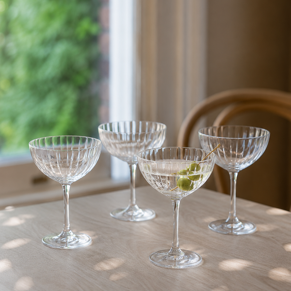 FIKA | RIDGED COUPE GLASS SET