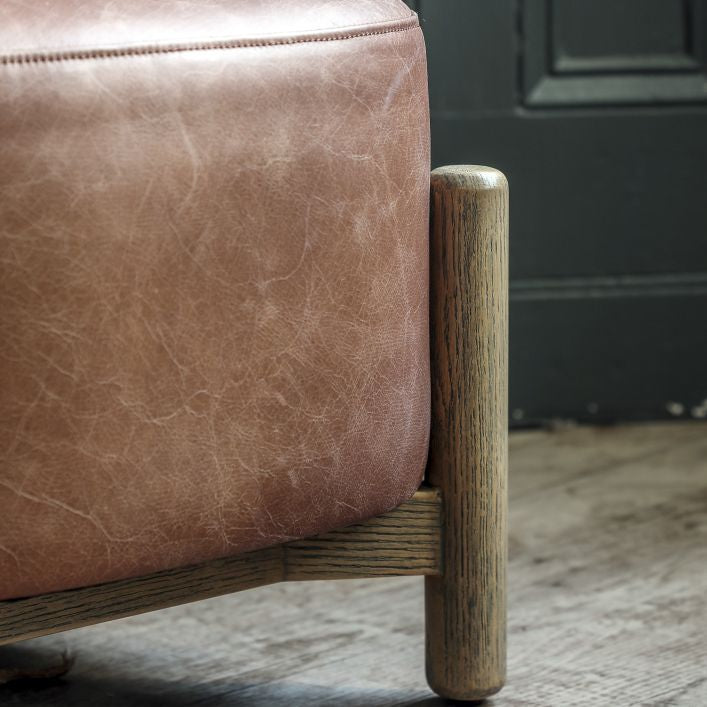 Copenhagen - Leather Footstool