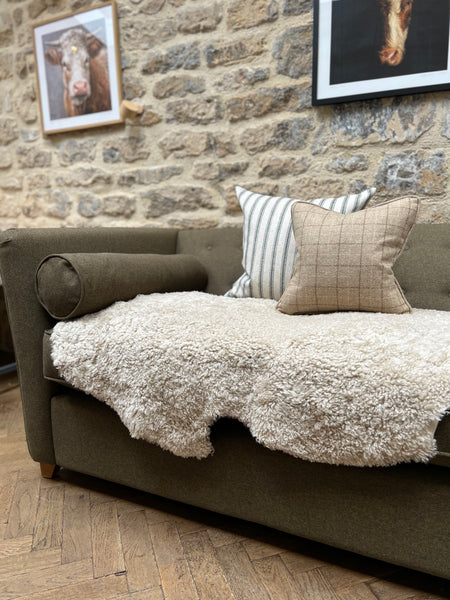 BESPOKE WOOL 3 SEATER SOFA | MOSS GREEN