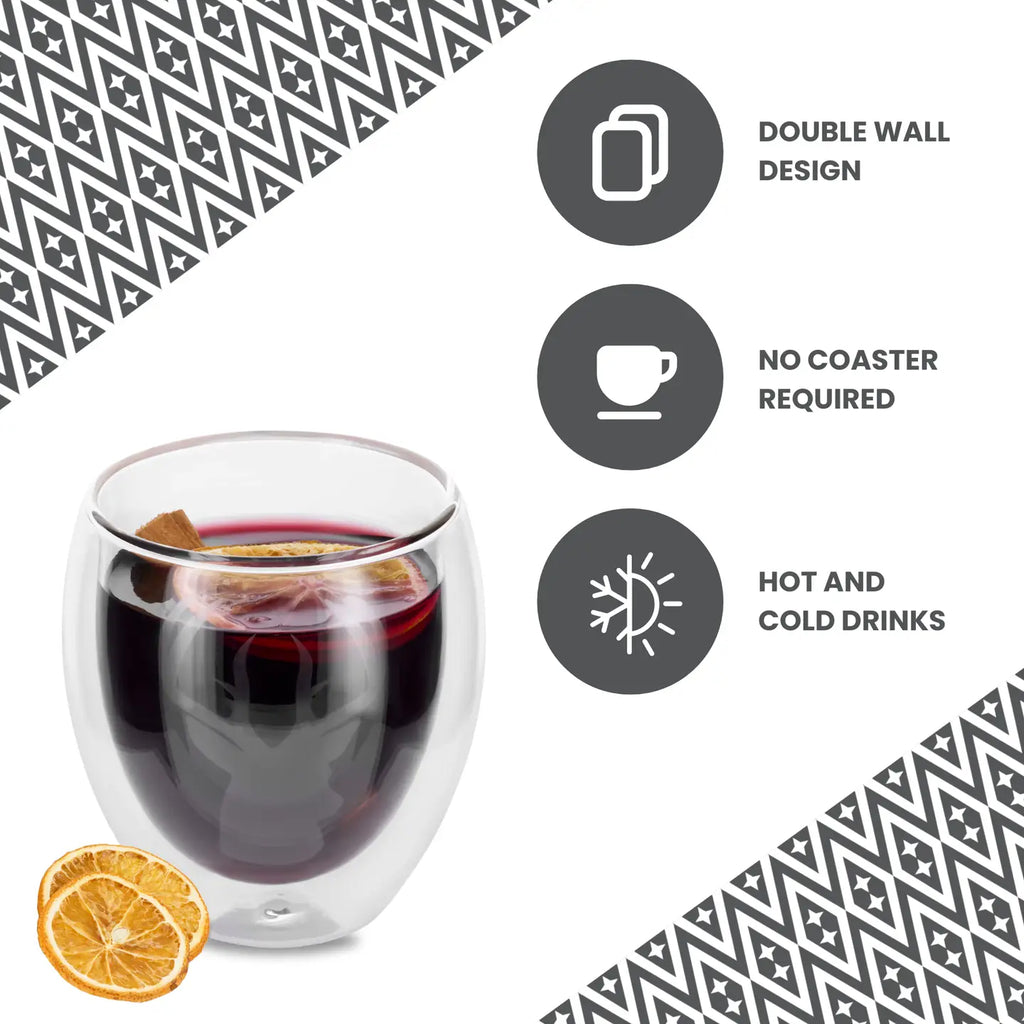 Glögg - Mulled Wine Glass - Pair