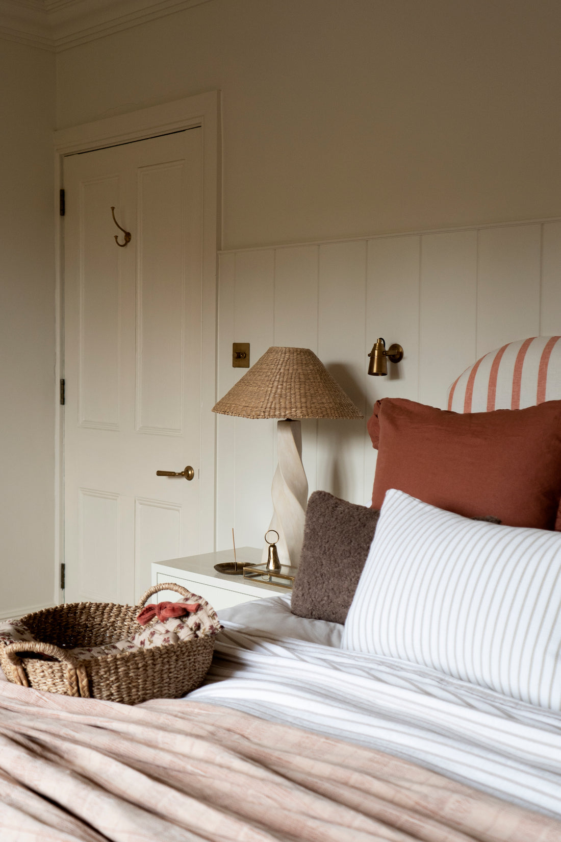 Carbis Bay - Giant Ruffle Cushion - Copper
