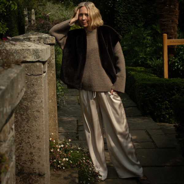 CHALK | THEA PANT | CHAMPAGNE