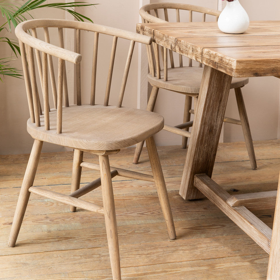 Carbis Bay - Curve - Elm Dining Chair