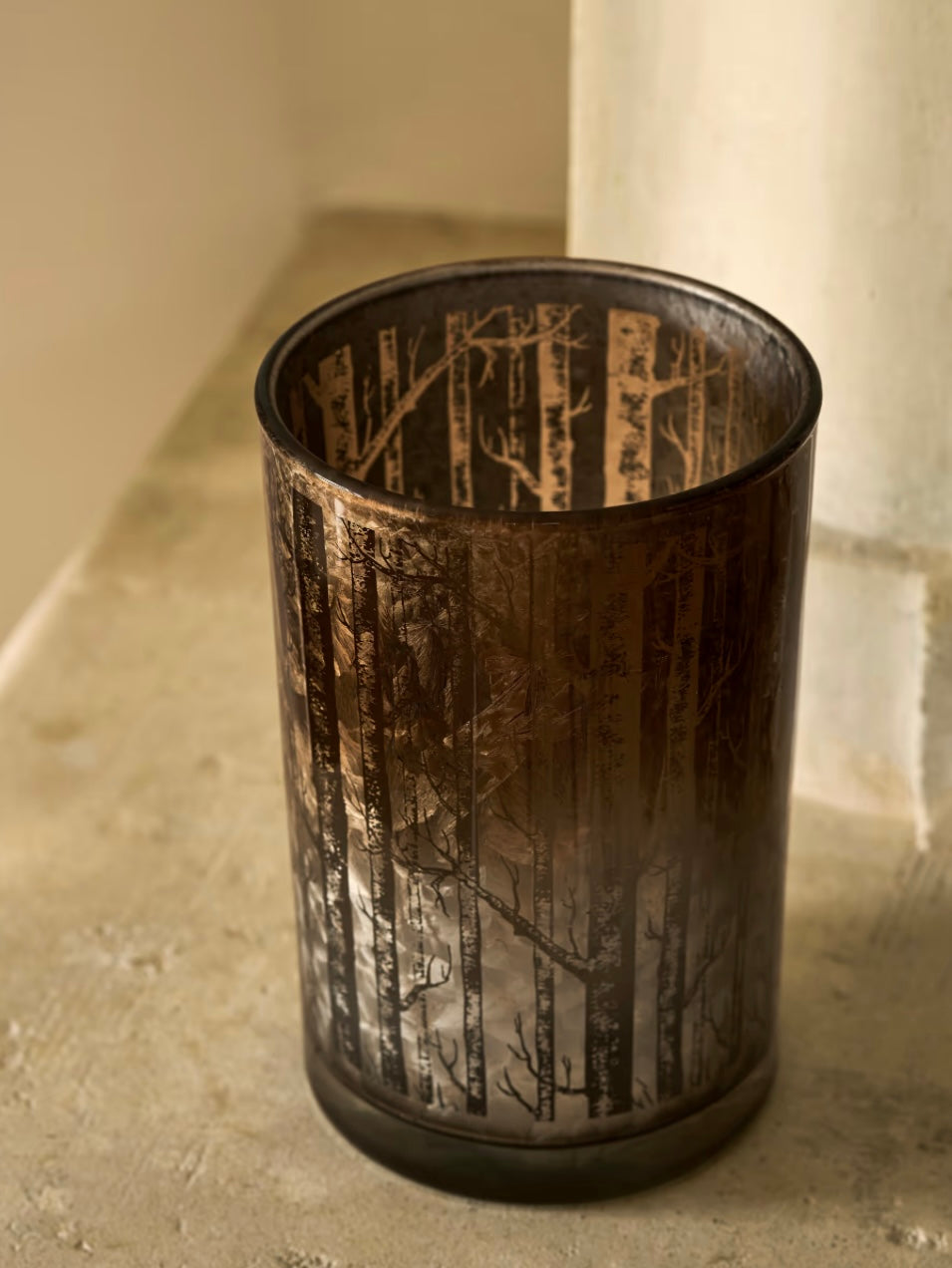 Silver Birch - Candle Holder - Small