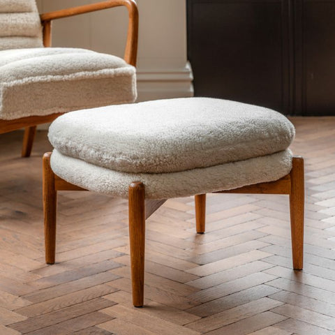 GRASMERE | SHEEPSKIN FOOTSTOOL