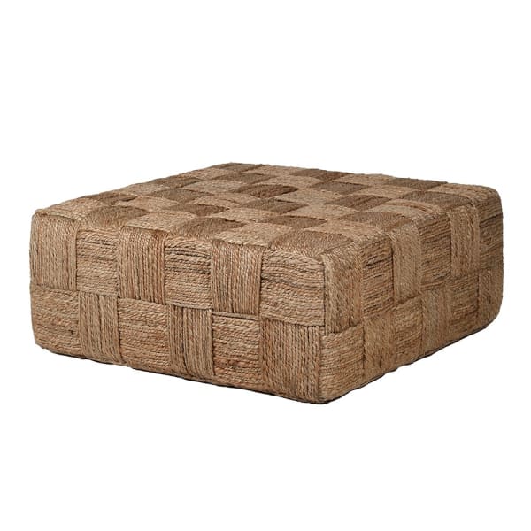 Salcombe - Jute Pouffe Coffee Table