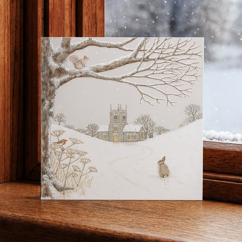 CHURCH IN THE SNOW | CHRISTMAS CARD SET