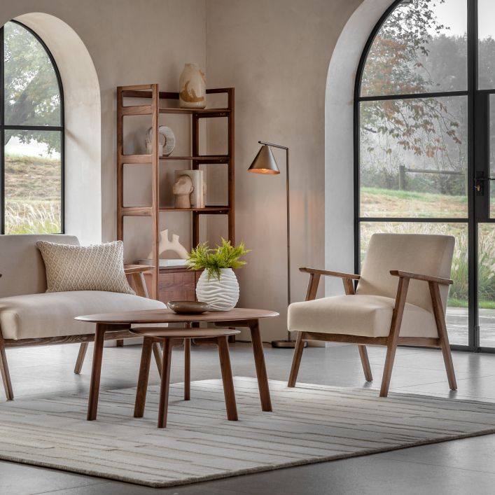 Helsinki - Armchair - Natural Linen