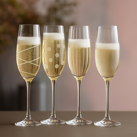 SKÅL | CHAMPAGNE FLUTES | SET OF FOUR
