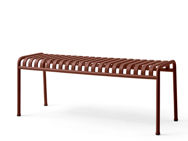 HAY PALISSADE GARDEN BENCH | IRON RED