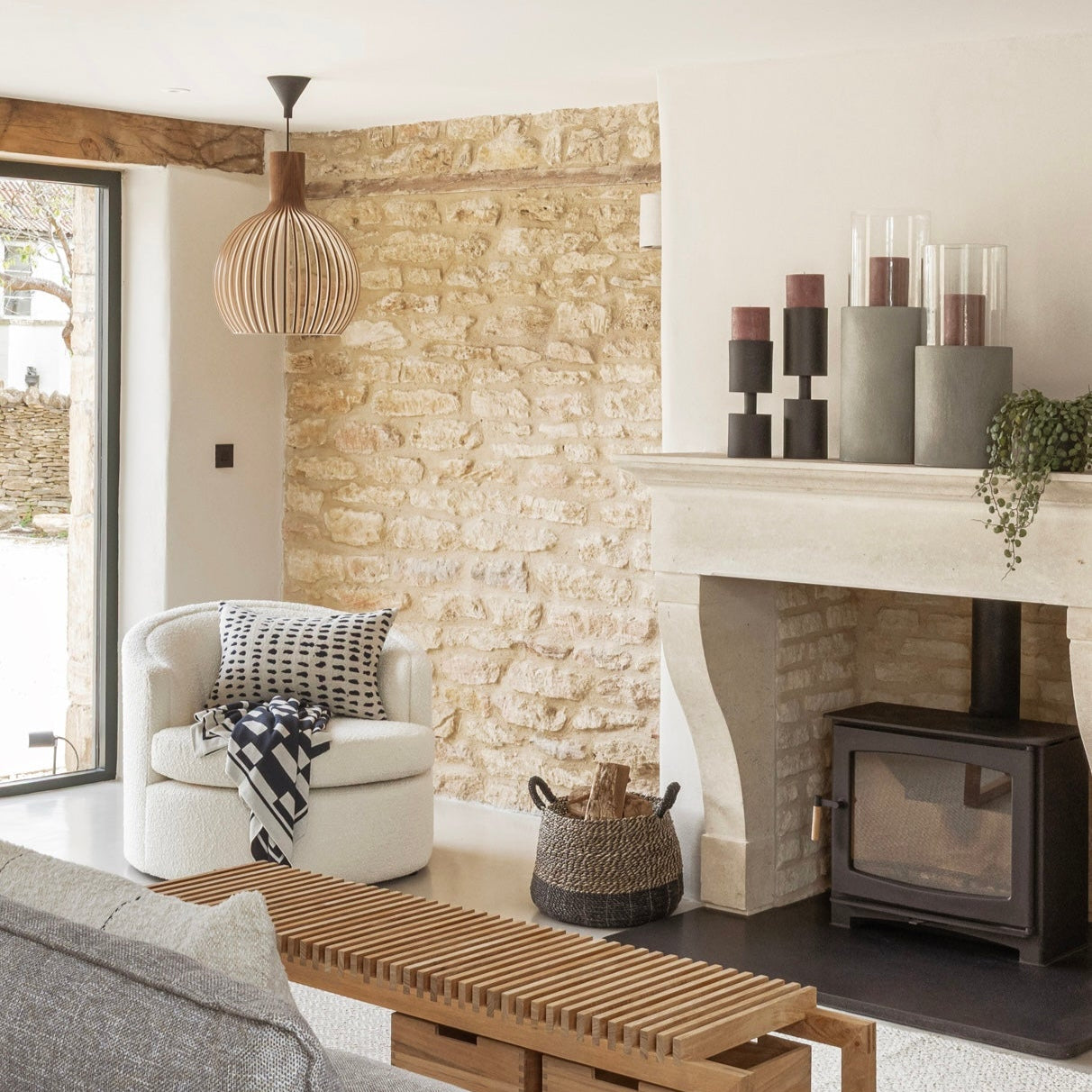 CAVENDISH | SNUGGLER ARMCHAIR | NATURAL BOUCLE