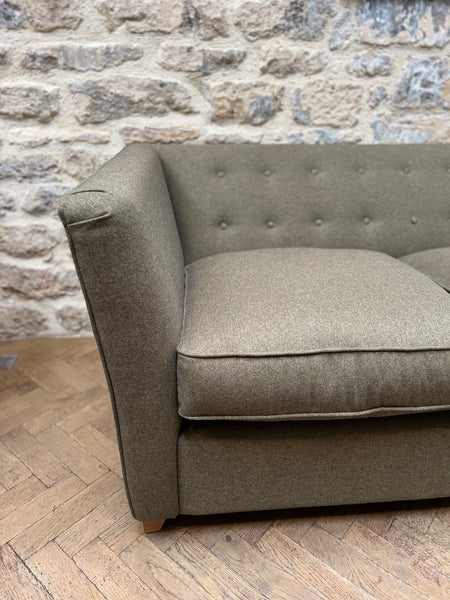 BESPOKE WOOL 3 SEATER SOFA | MOSS GREEN