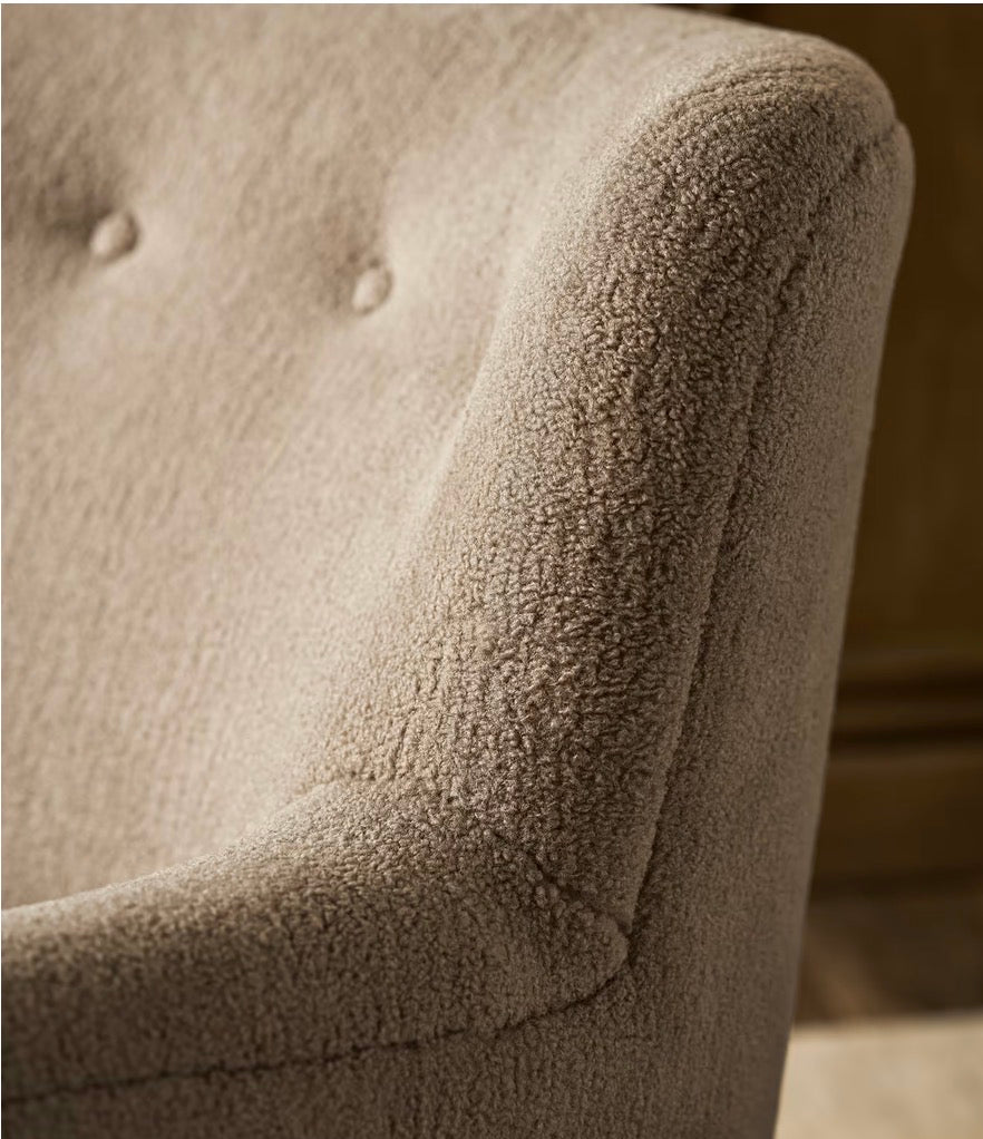 Hawkshead Shearling Armchair - Truffle