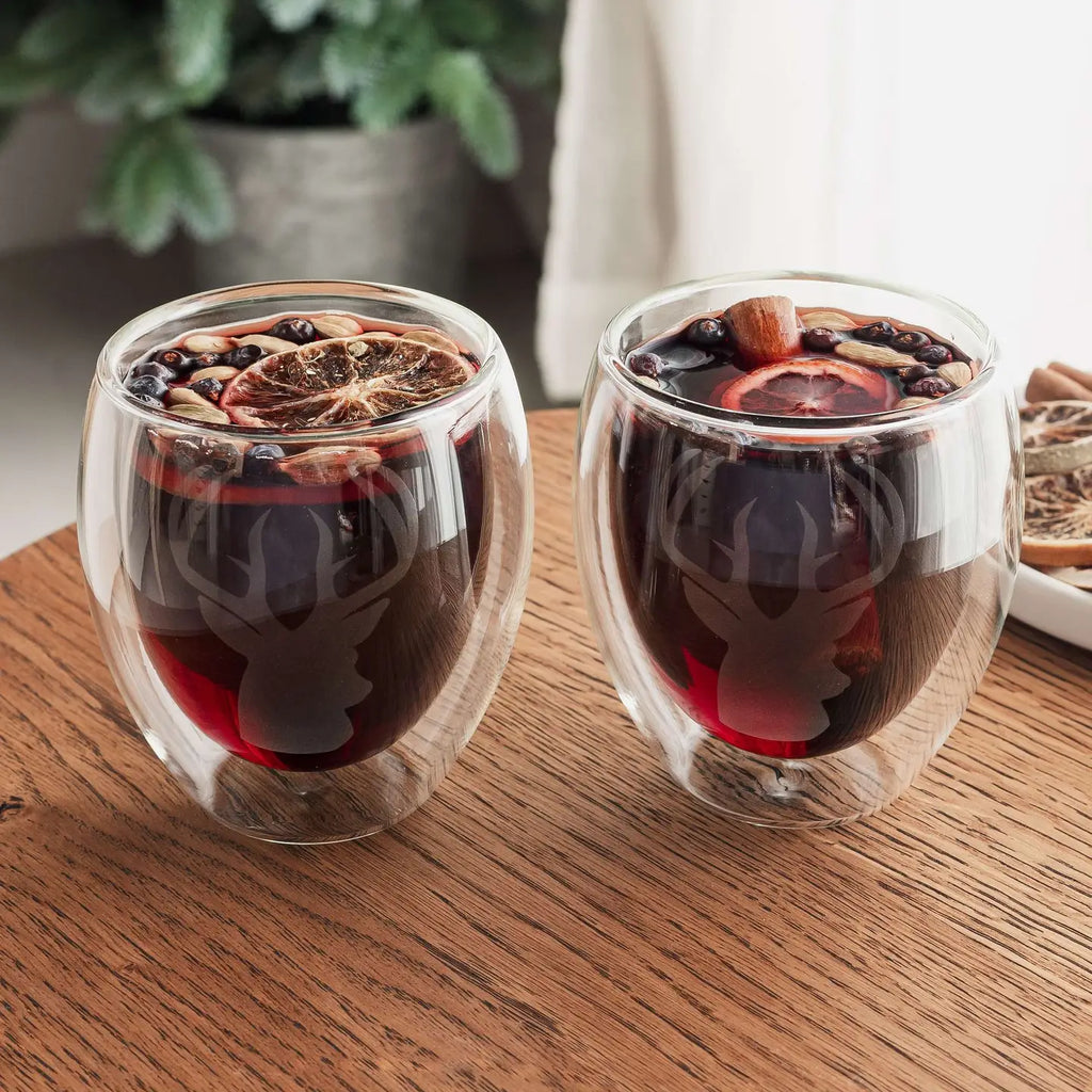 Glögg - Mulled Wine Glass - Pair