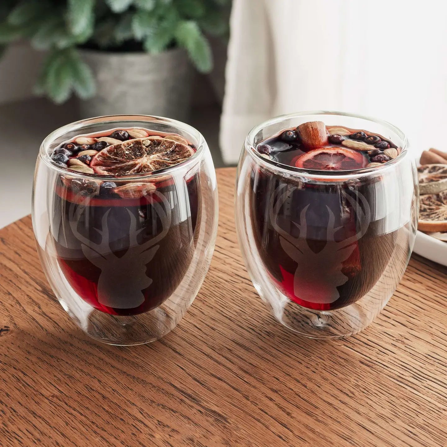 Glögg - Mulled Wine Glass - Pair