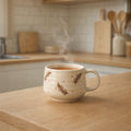 Hand Painted Mug - Feather