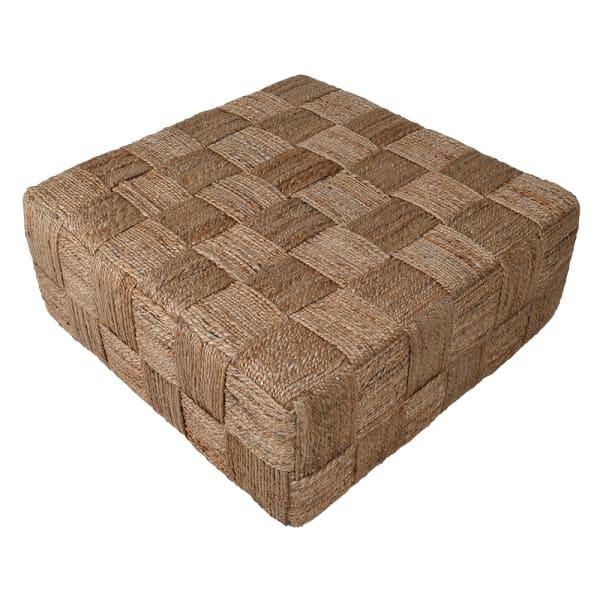 Salcombe - Jute Pouffe Coffee Table