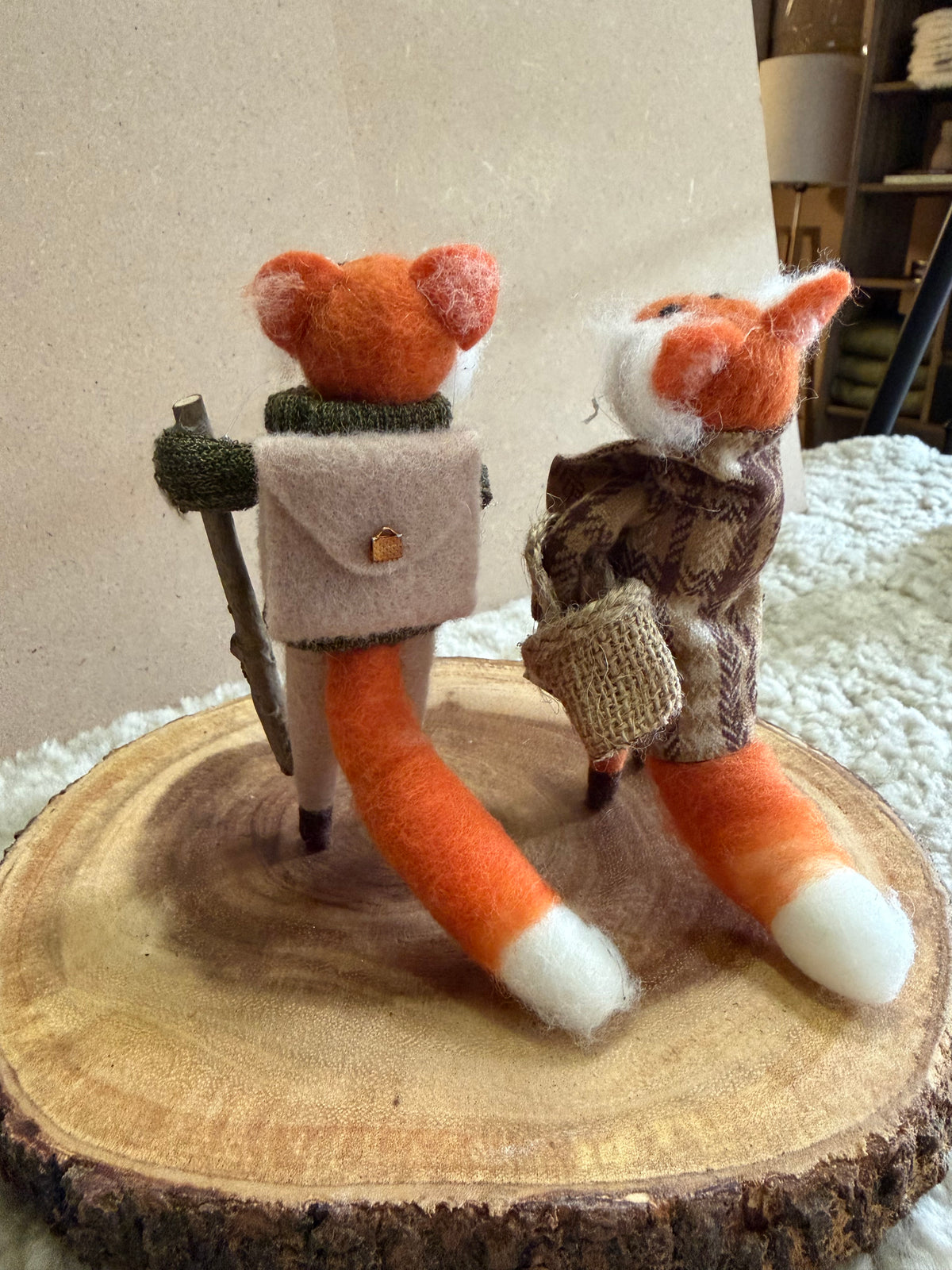 The Rambling Foxes Duo - Felt Decoration