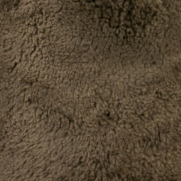 Sheepskin Pouffe - Olive