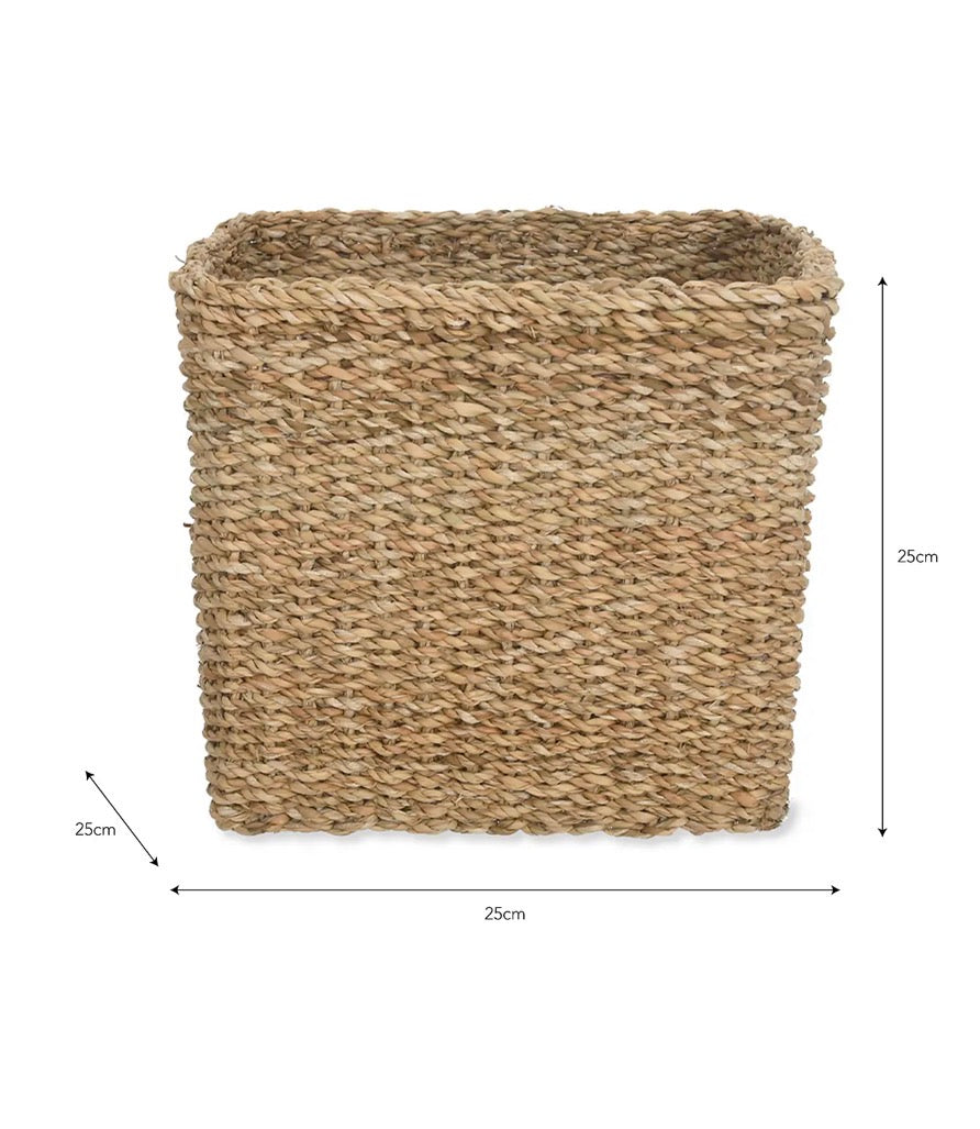 Seagrass - Square Storage Basket
