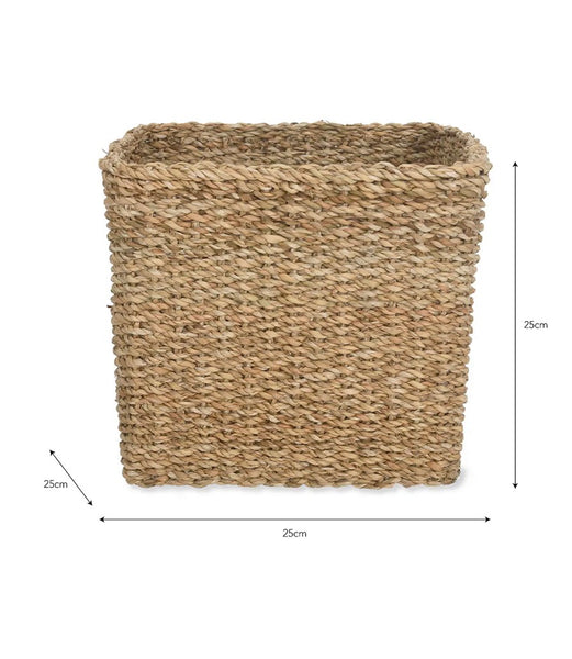 SEAGRASS | SQUARE STORAGE BASKET