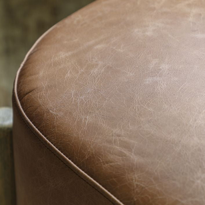 Copenhagen - Leather Footstool