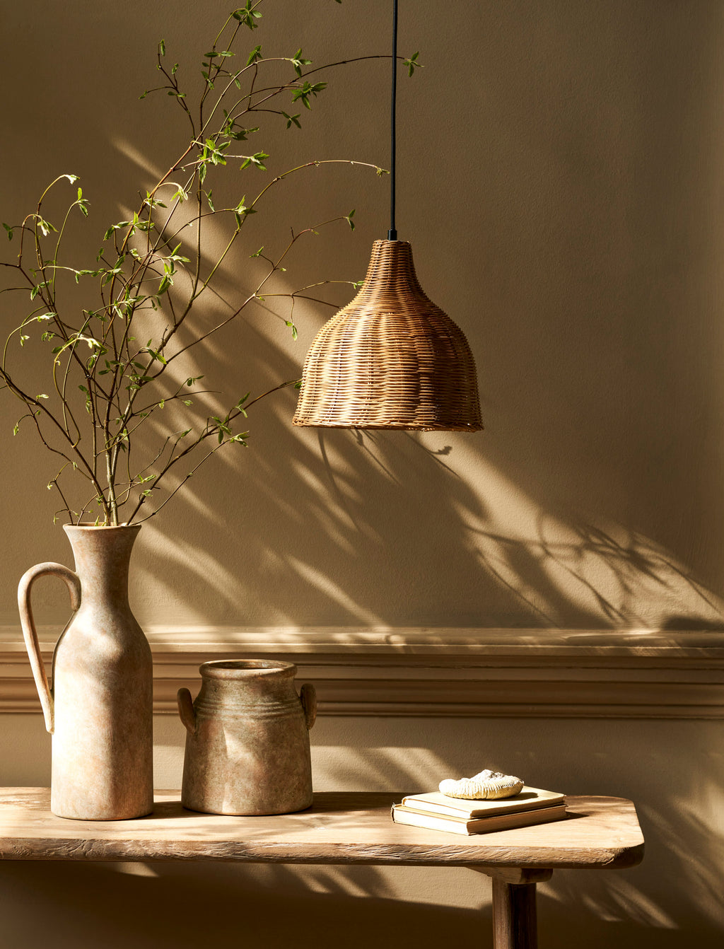 Moreton - Rattan Pendant Light - Small