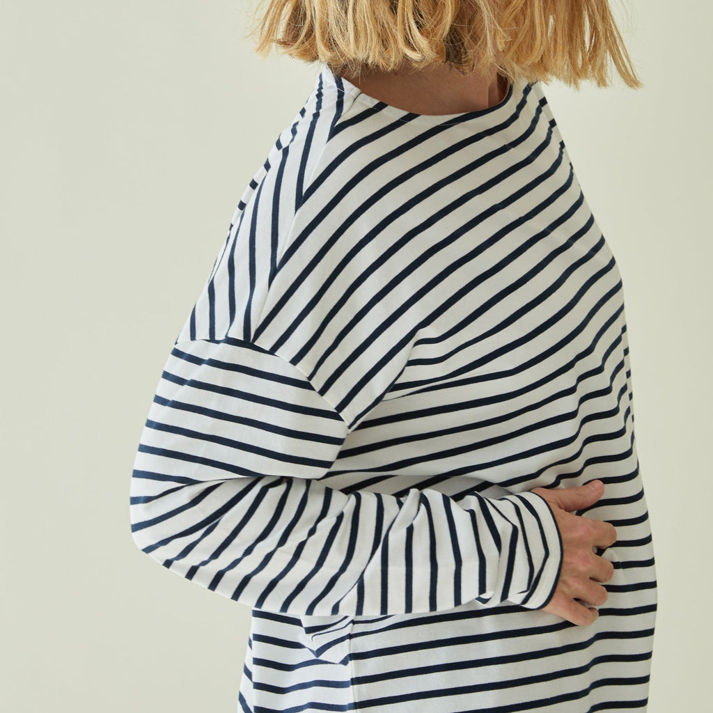 Bryony Top by Chalk - Navy