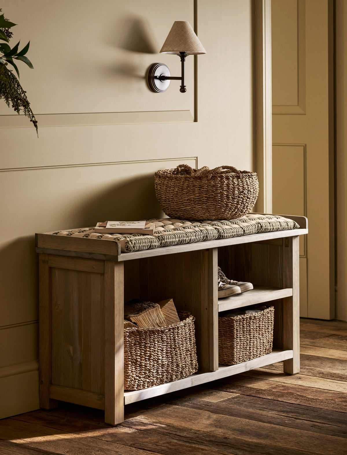 Olive Leaf - Bench Pad Cushion