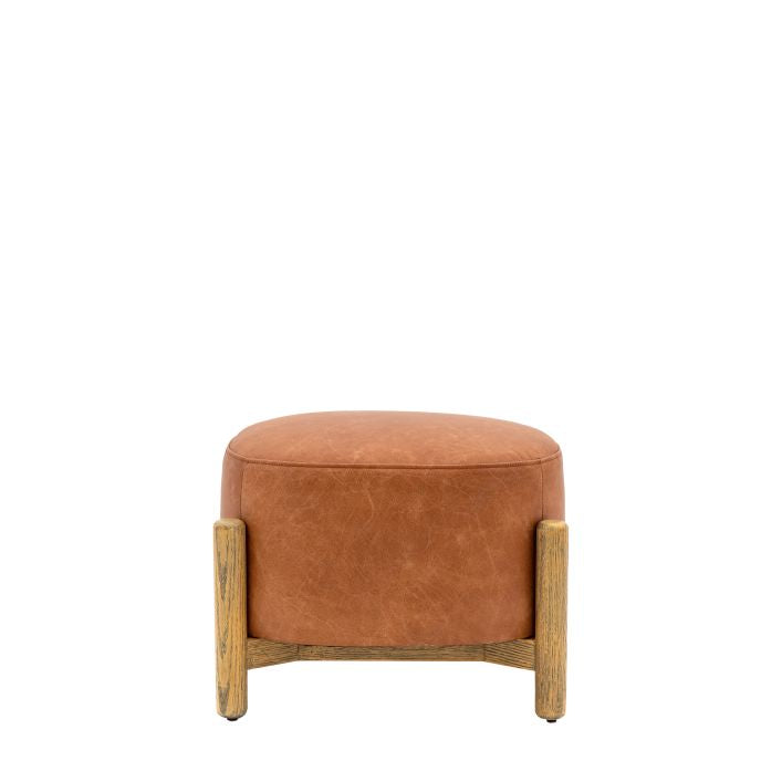 Copenhagen - Leather Footstool