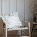 Carbis Bay - Giant Ruffle Cushion - Washed Linen