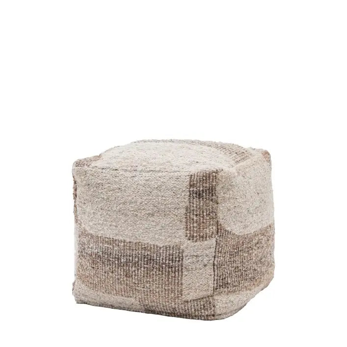 Woven Pouffe Stool - Natural