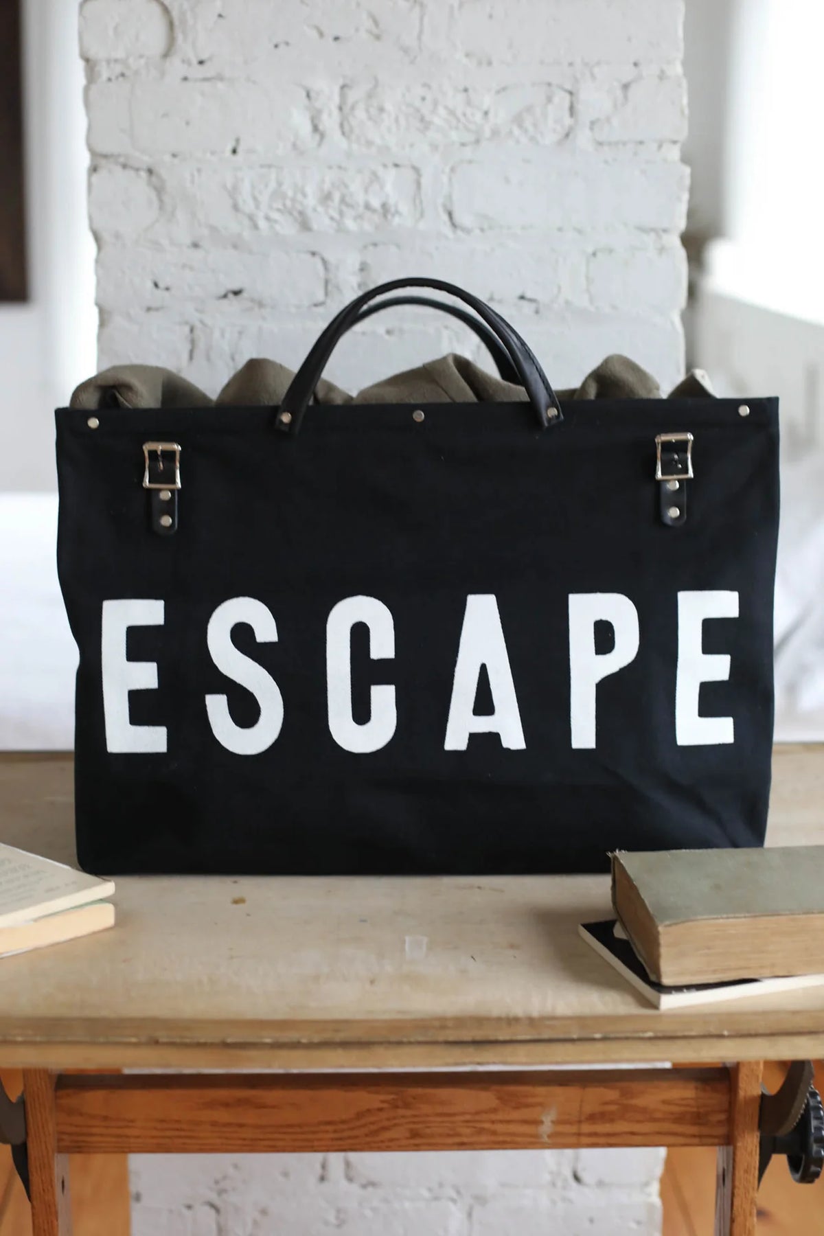 Escape - Holdall Bag - Black Canvas