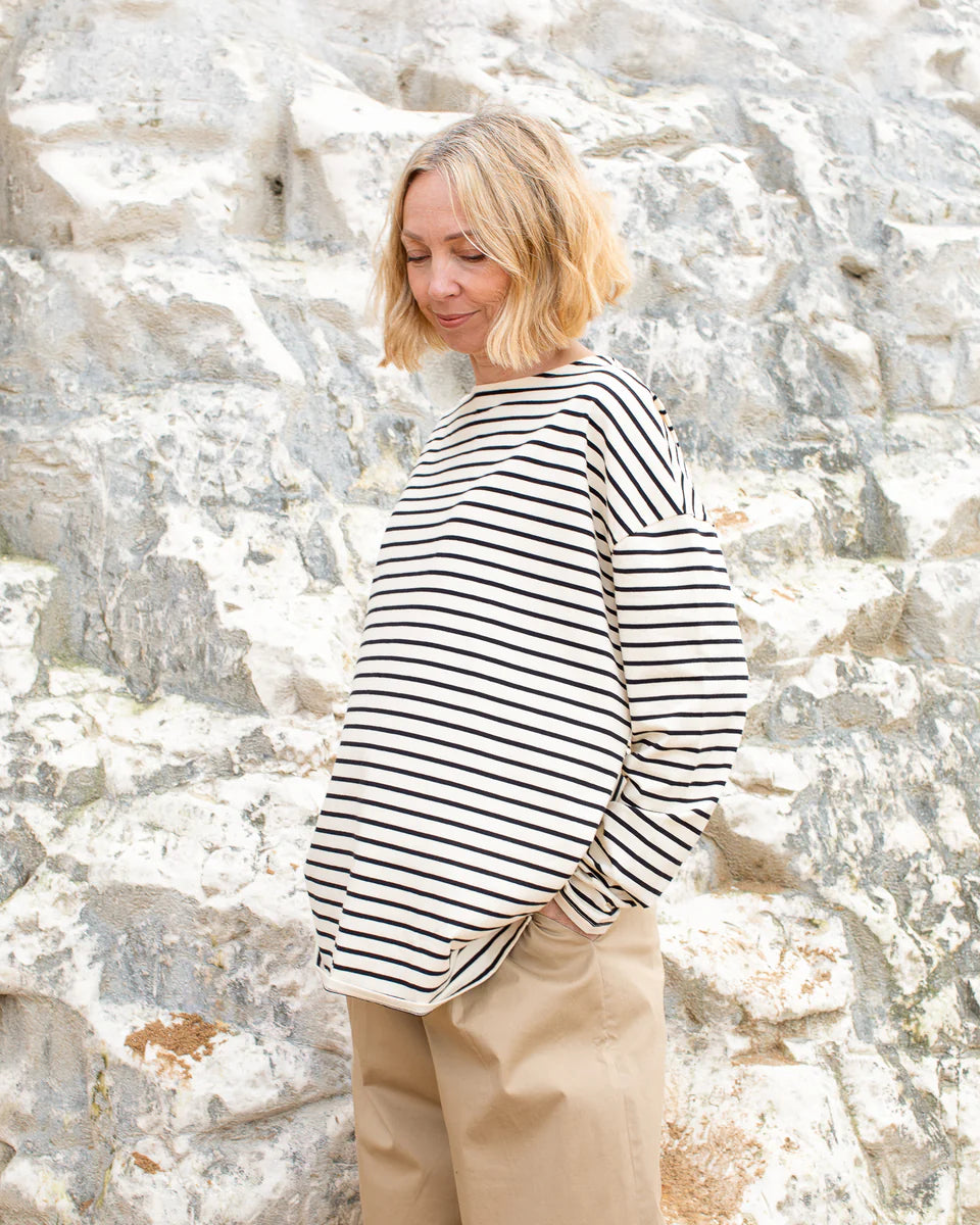 Bryony Top by Chalk - Black