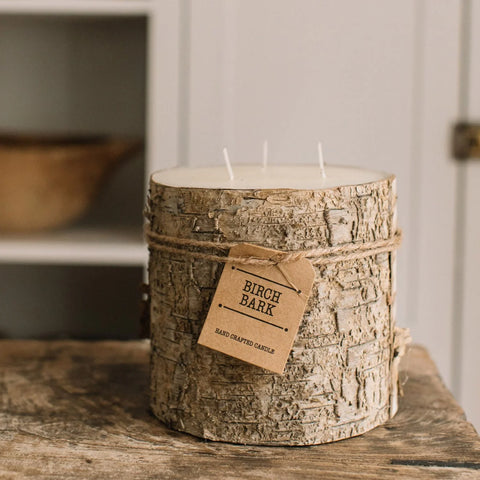 TRIPLE WICK CANDLE | BIRCH BARK