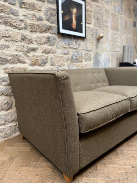 BESPOKE WOOL 3 SEATER SOFA | MOSS GREEN