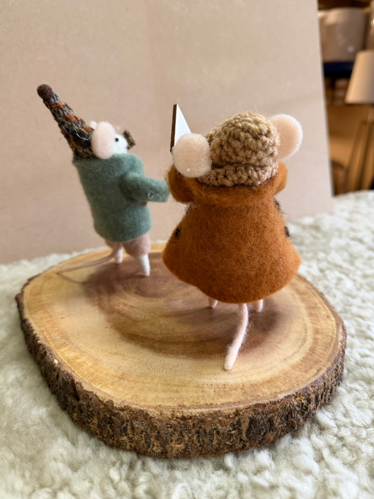 The Autumn Observers Duo - Felt Decoration