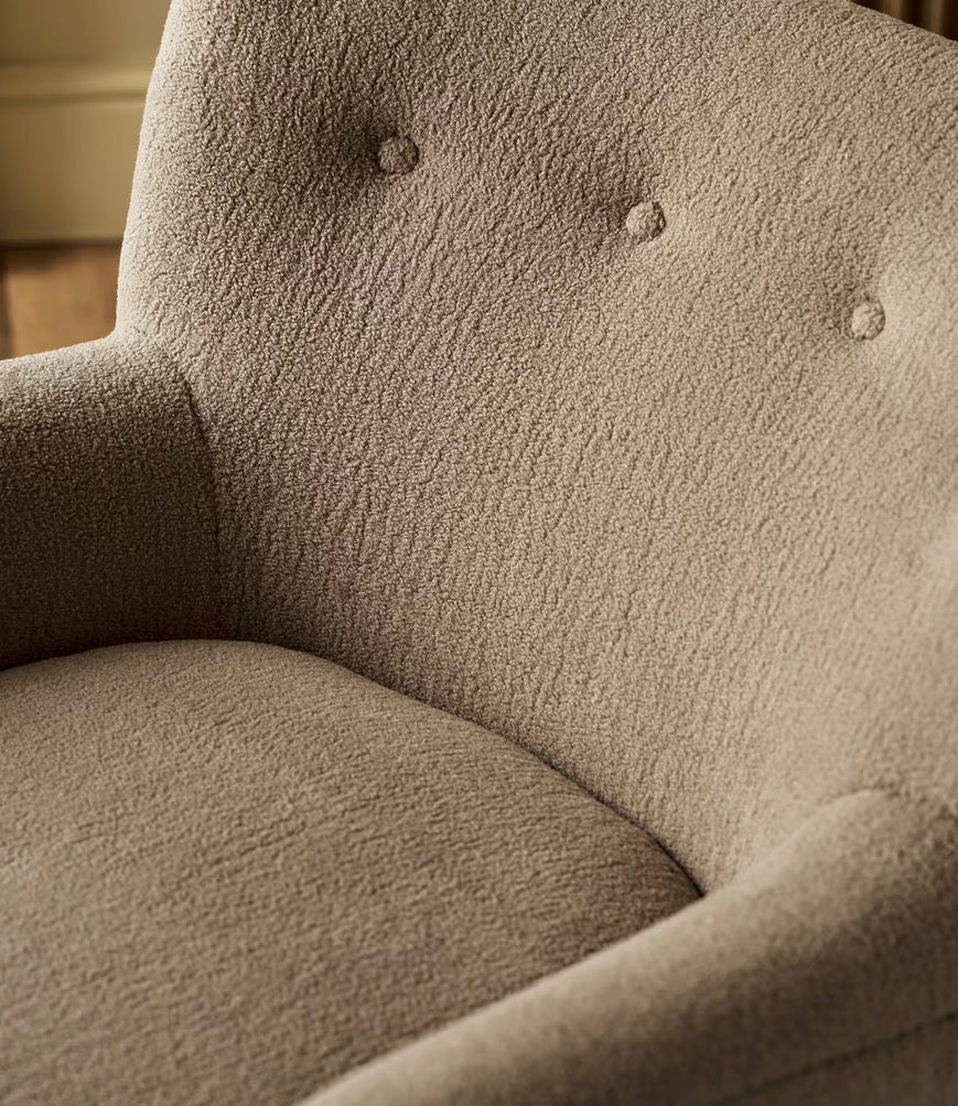 Hawkshead Shearling Armchair - Truffle