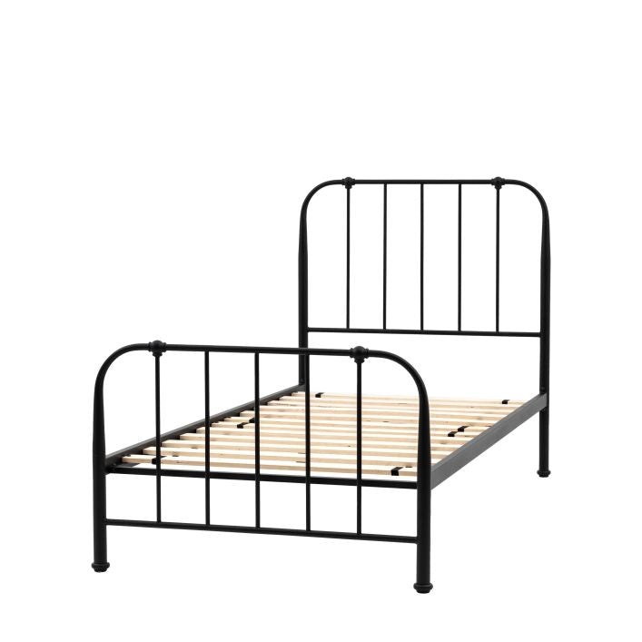 Antik - Single Bed - Black