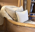 Arthur Cushion by Chalk - Large Oblong - Natural
